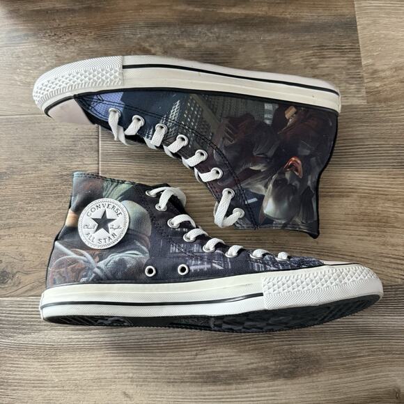 Converse Chuck Taylor All Star Batman Dark Knight Rises High Top Sneakers Mens 8 - Picture 6 of 10